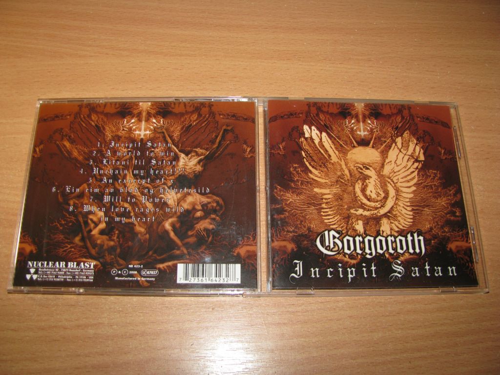 GORGOROTH - Incipit Satan  (2000 Nuclear Blast 1st press) - фото фото фото 0
