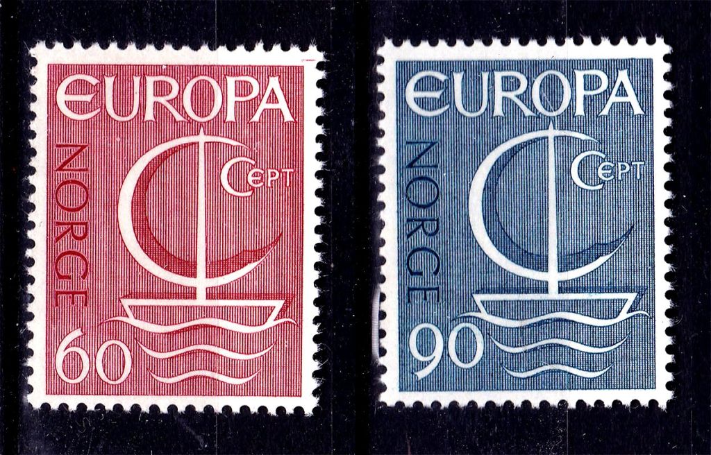 Норвегия  1966 г MNH -  EUROPA CEPT - - фото фото фото 0