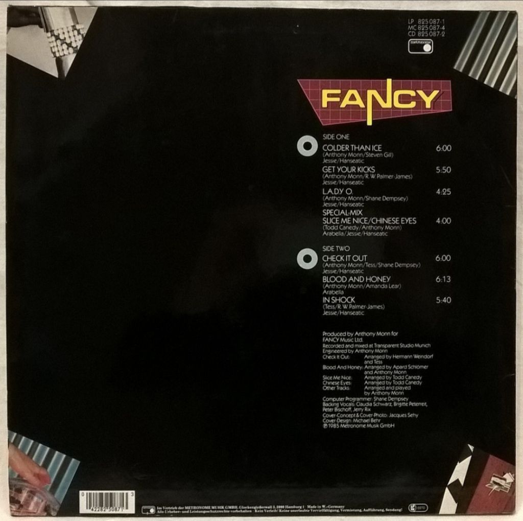 Fancy - Get Your Kicks - 1985.  (LP). 12. Vinyl. Пластинка. Germany. - фото фото фото 1