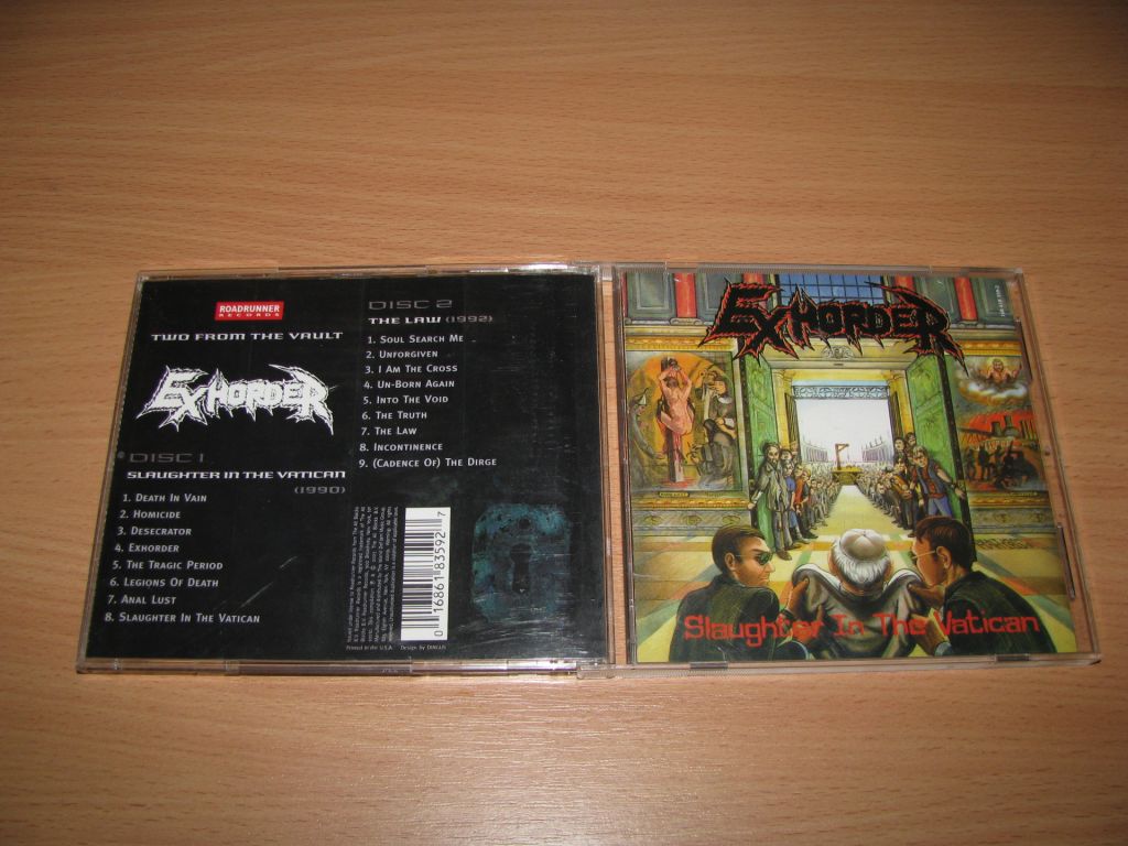 EXHORDER - Slaughter In The Vatican / The Law     (2003 Roadrunner USA  2CD SET) - фото фото фото 0