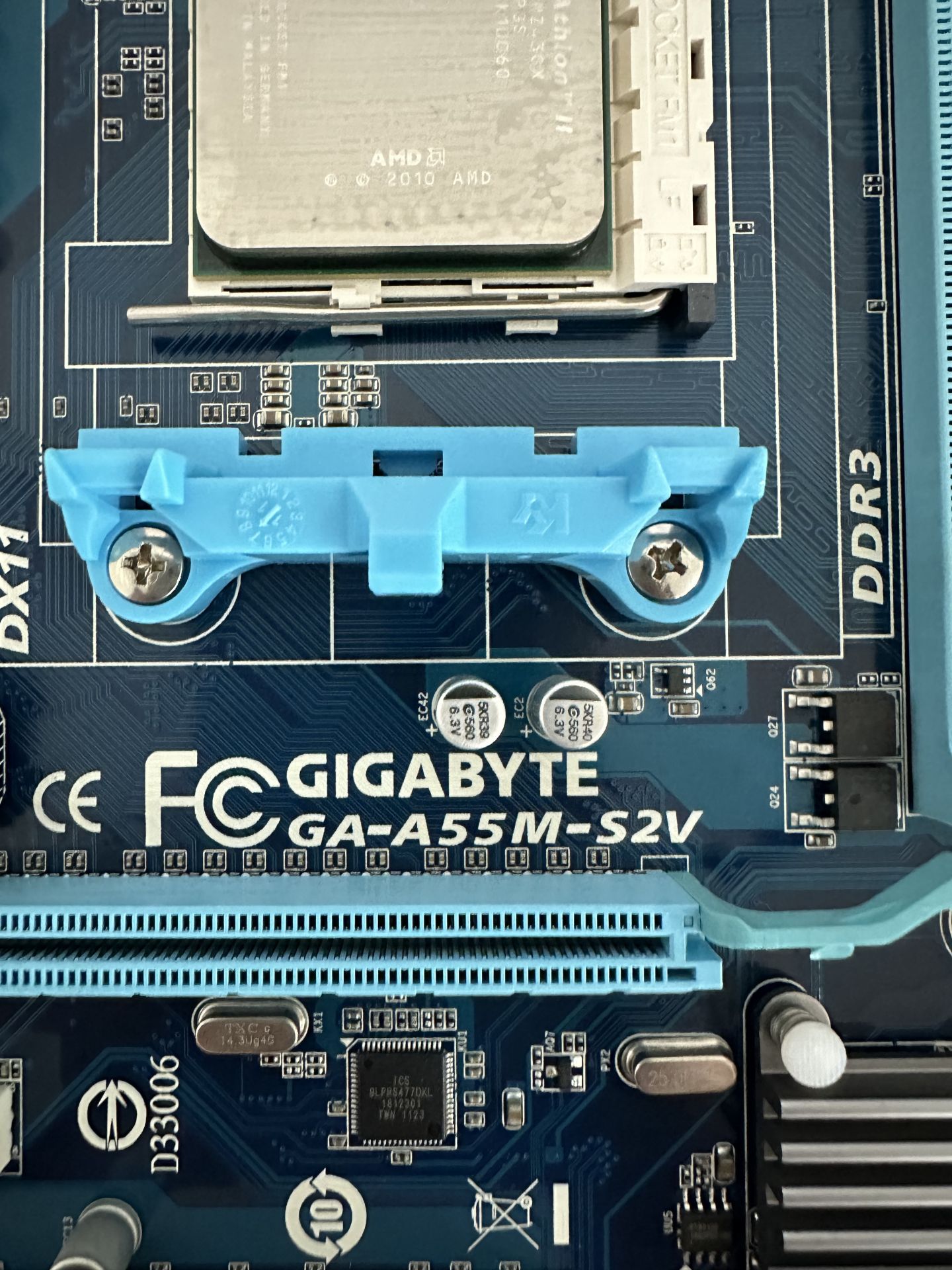 Материнська плата Gigabyte GA-A55M-S2V   (sFM1 + Процесор Athlon 631 - фото фото фото 3