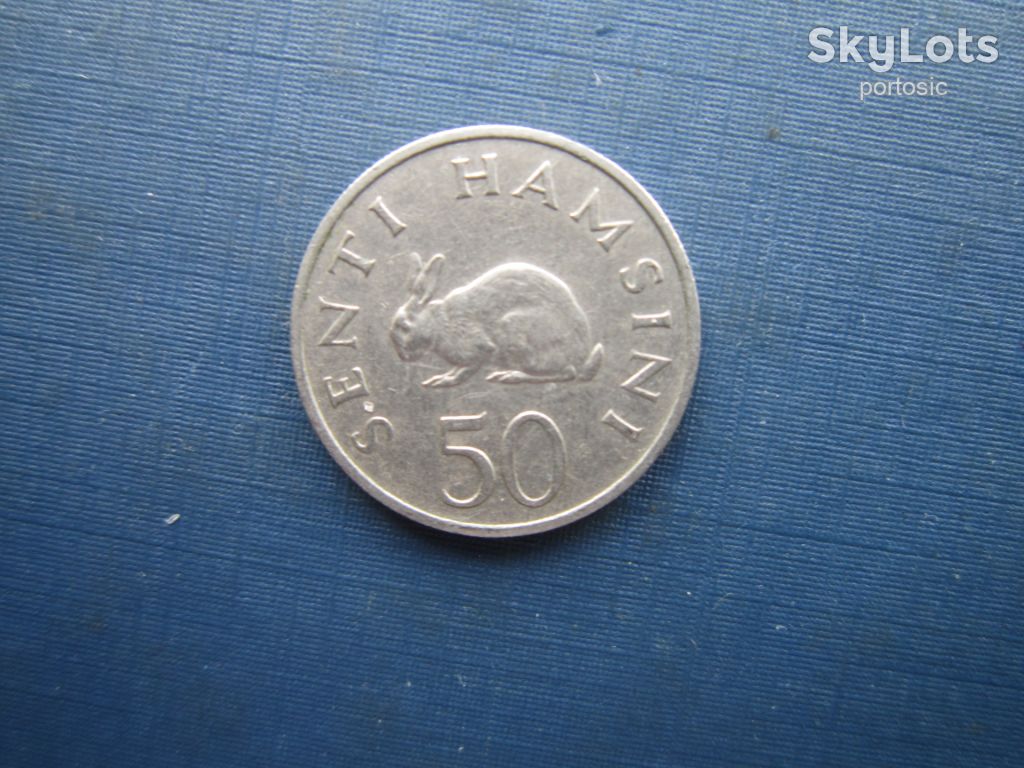 Монета 50 сенті Танзанія 1966 фауна кролік - фото фото фото 0