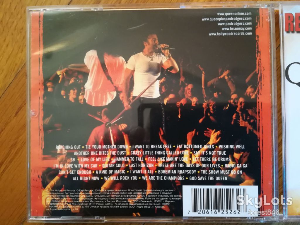 Queen+Paul Rodgers-Return of the champions-2 части-состояние: 5 - фото фото фото 1