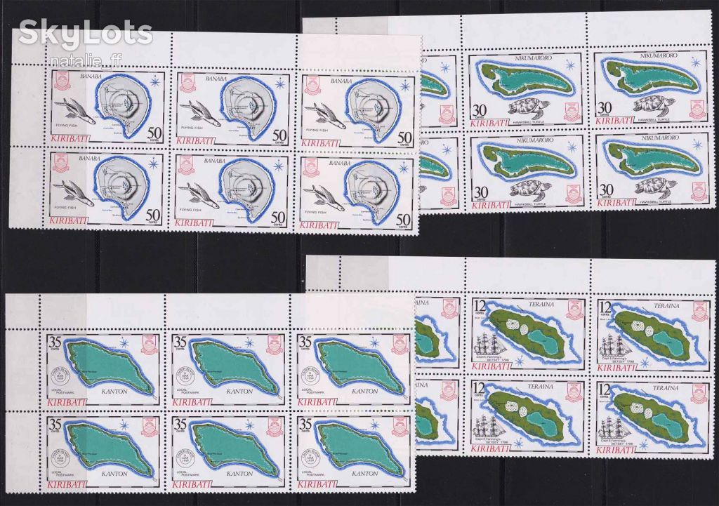 NM Фауна Кирибати 1996 г  MNH  - шестиблоки - фото фото фото 0