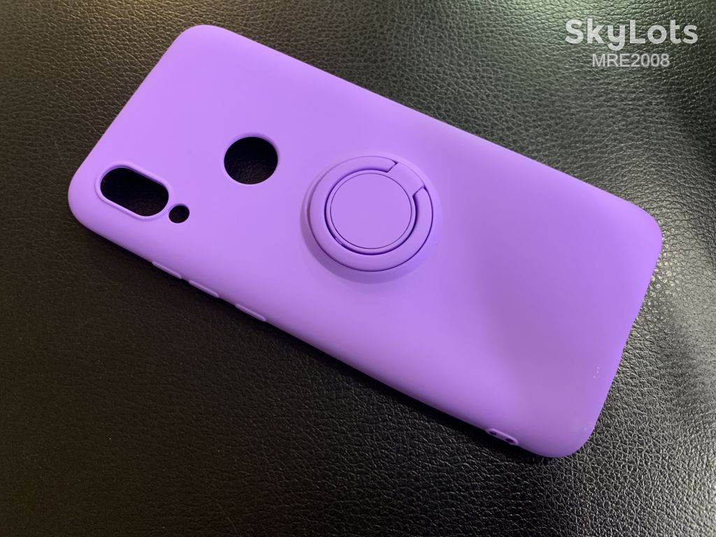 Чехол Soft Silicone Case vs Magnet Ring Xiaomi Redmi 7 purple - фото фото фото 0