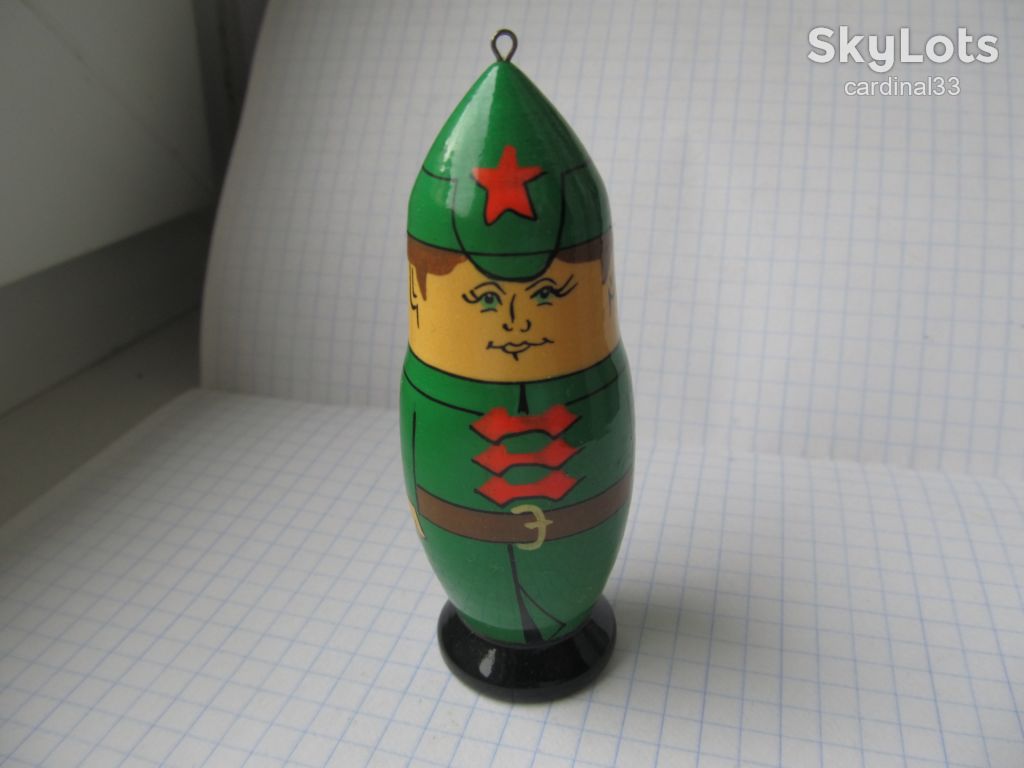 Елочная игрушка. Военный - фото фото фото 0