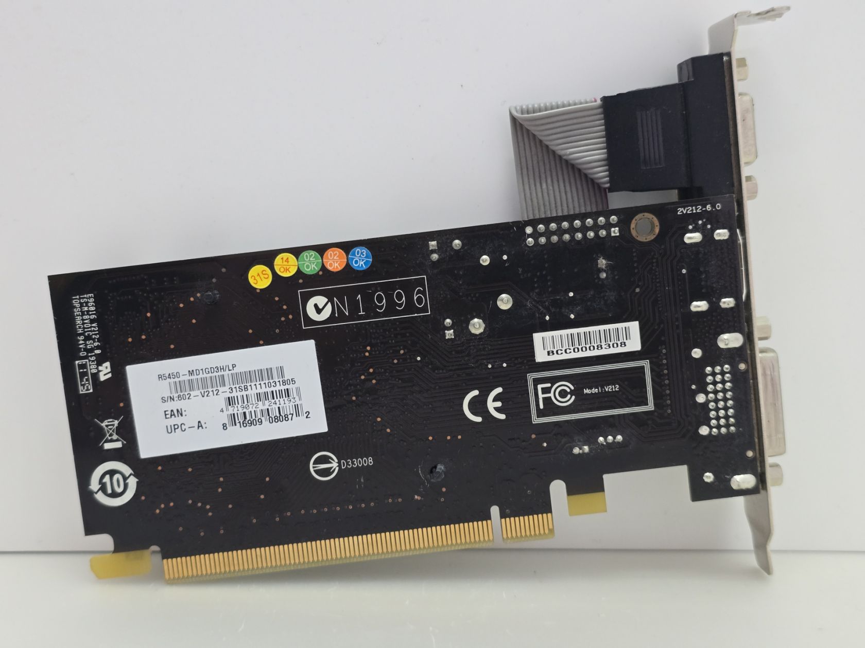 Відеокарта MSI Radeon HD 5450 1GB   (GDDR3,64 Bit,PCI-Ex,Б/у) - фото фото фото 2