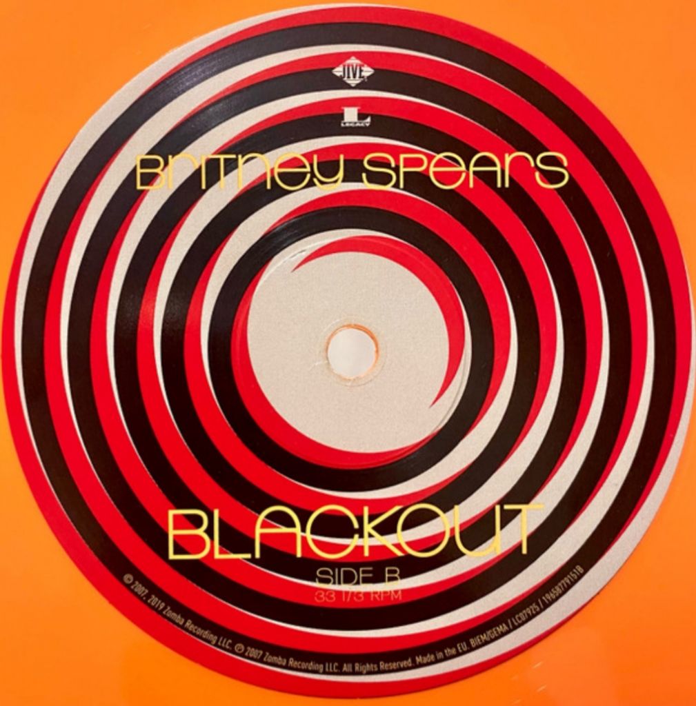 Britney Spears - Blackout - 2007.  (LP). 12. Coloured Vinyl. Пластинка. Europe. S/S. - фото фото фото 8