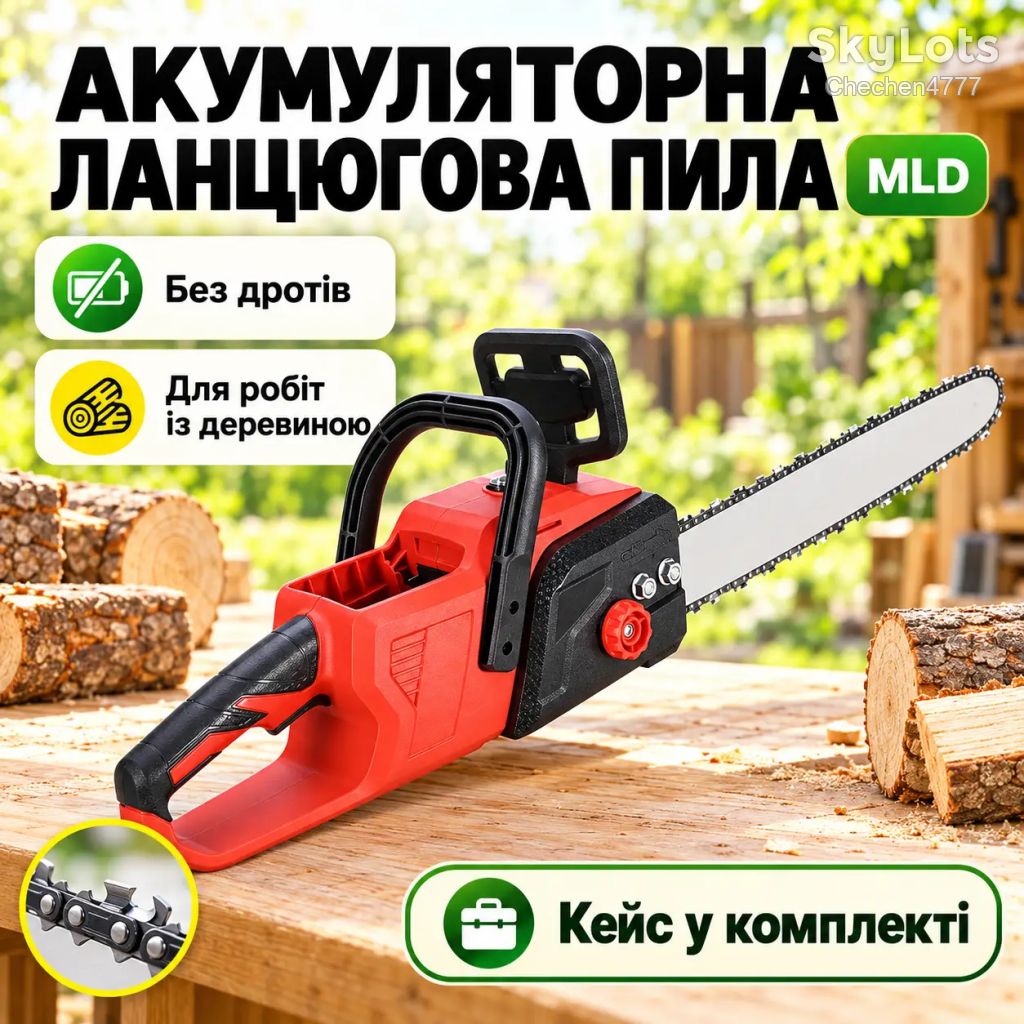 Акумуляторна ланцюгова пила MLD 16 з кейсом - фото фото фото 0