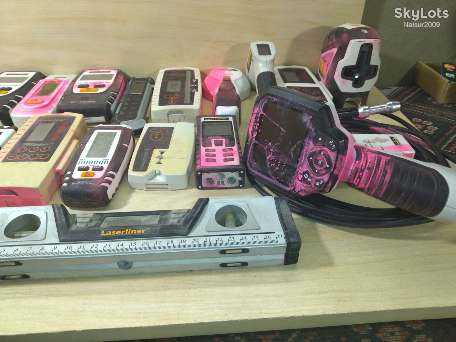 МЕГАЛОТ ИЗМЕРИТЕЛЬНЫХ ПРИБОРОВ ДЛЯ ЛЮБИТЕЛЕЙ МАСТЕРИТЬ 25шт ОДНИМ ЛОТОМ LASERLINER из Германии. - фото фото фото 5