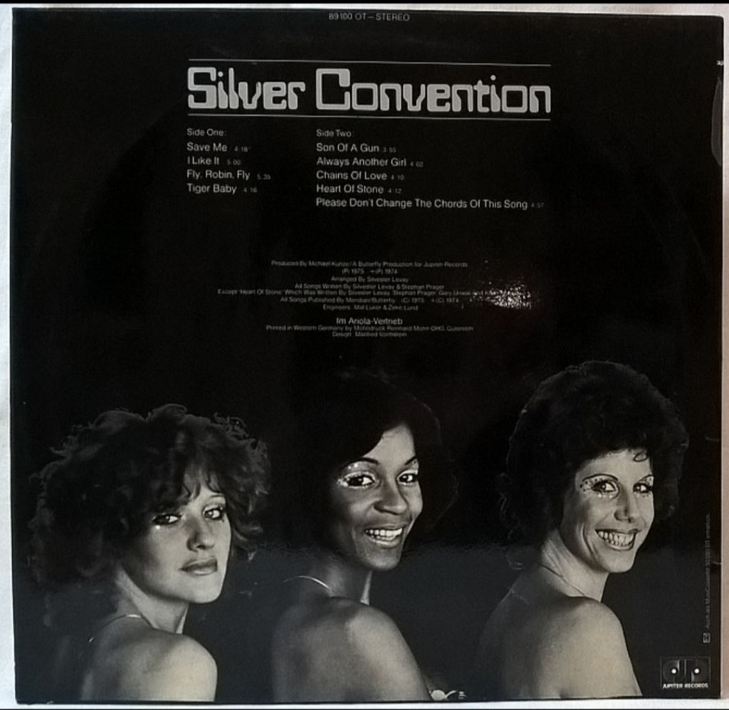 Silver Convention ‎- Silver Convention - 1976.   (LP). 12. Vinyl. Пластинка. Germany. - фото фото фото 1