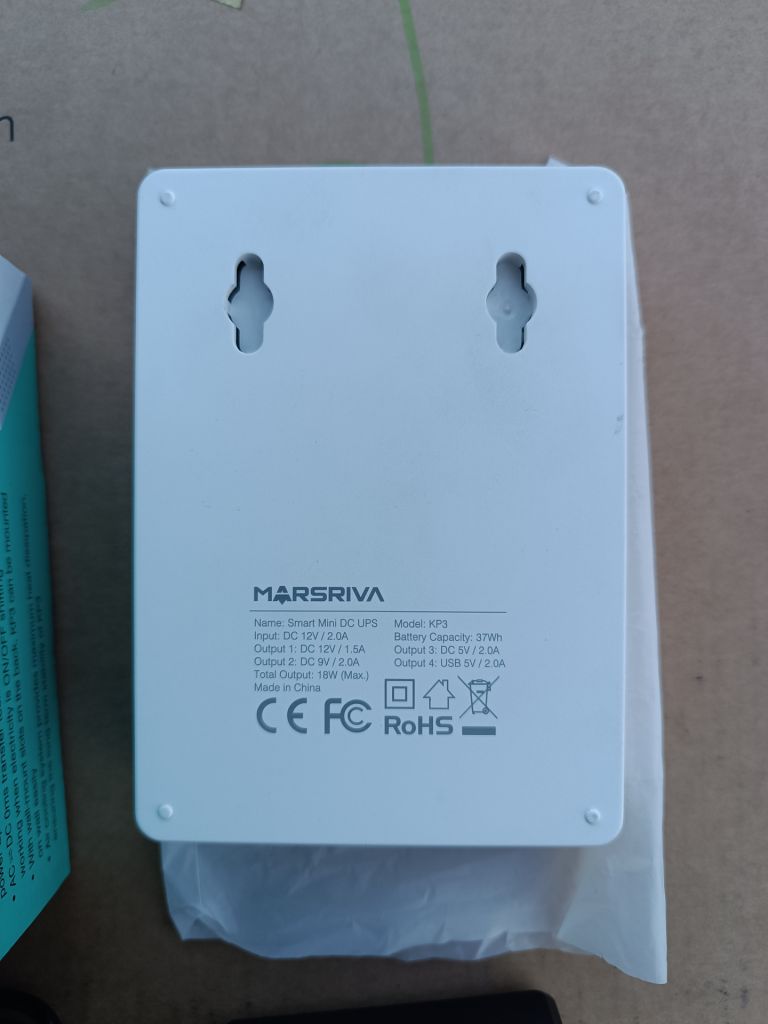 Новый ДБЖ для роутера ONU MARSRIVA 10000mAh Smart Mini DC UPS KP3 - фото фото фото 4