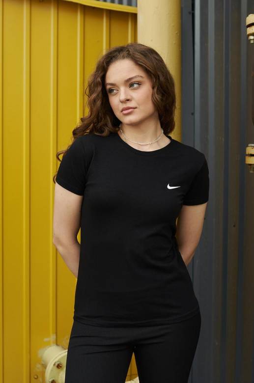 Женская футболка Nike черная - фото фото фото 5