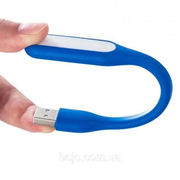 Гнучка USB led лампочка-ліхтарик для повербанка і ноутбука. Колір чорний - фото фото фото 2