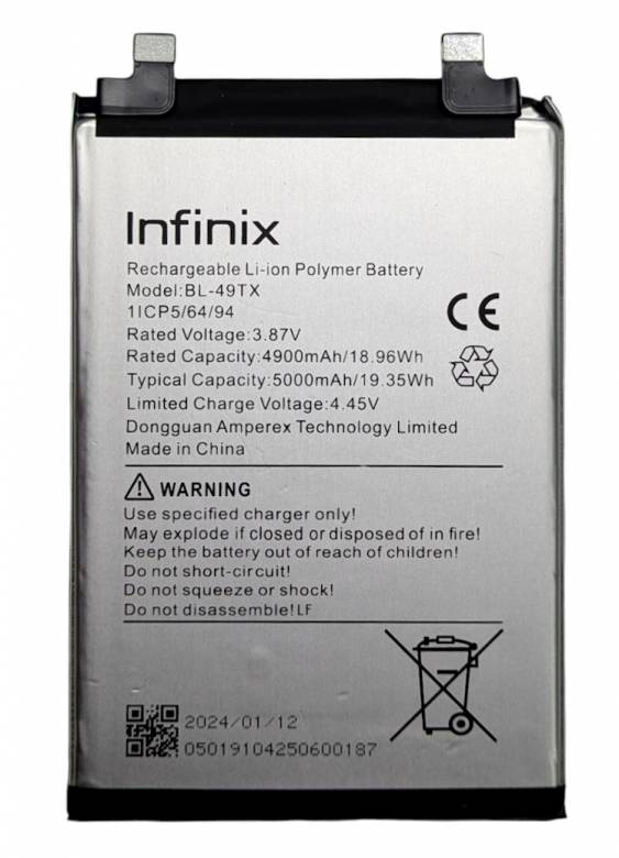 Аккумулятор для Infinix Note 30 X6711 5G BL-49TX - фото фото фото 0