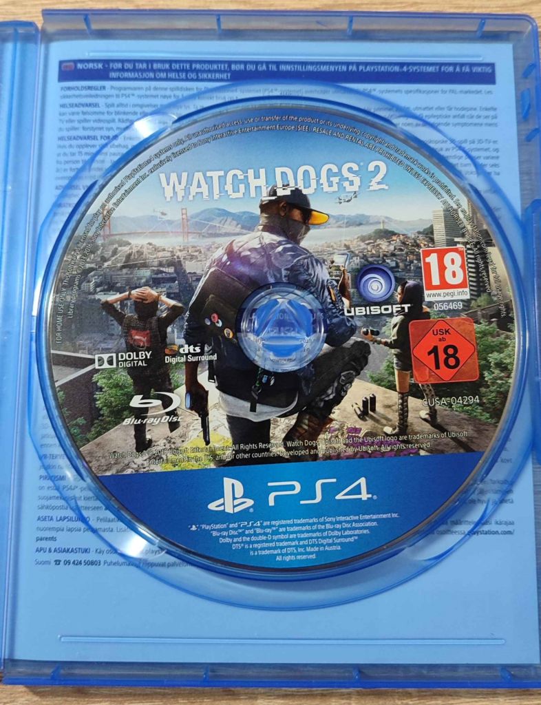Watch Dogs 2 PS4 Playstation 4 б/у Английский - фото фото фото 3