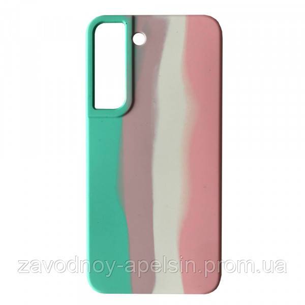 Samsung S22 S901 Силиконовый чехол Радуга (Rainbow) - фото фото фото 0