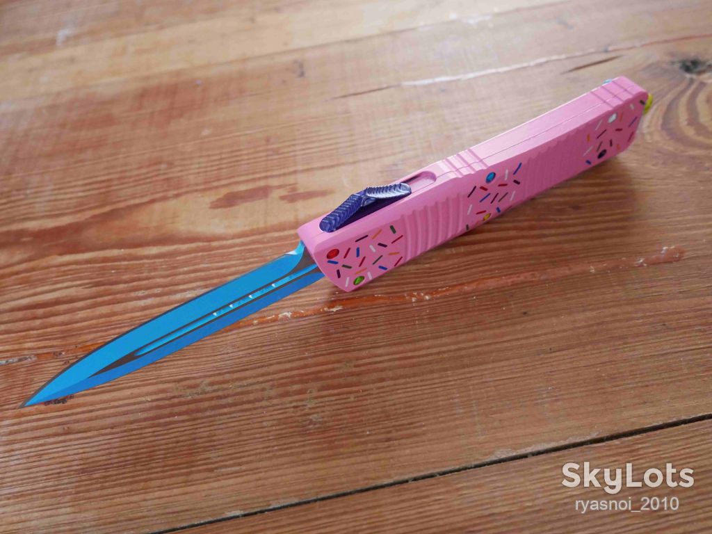 Microtech Combat Troodon Donut Pink Dagger, Replica, Автомат, Tactical, EDC - фото фото фото 7