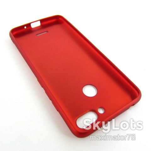 ЧЕХОЛ НАКЛАДКА Xiaomi Redmi 6 soft touch красный - фото фото фото 1