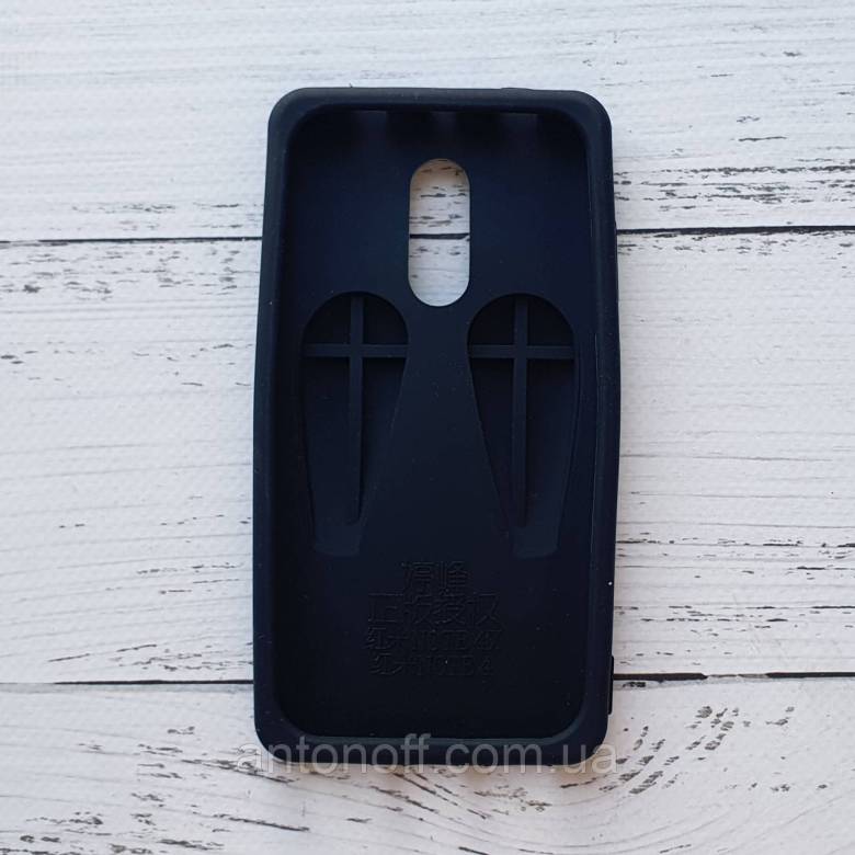 Чохол для Xiaomi Redmi Note 4X, Note 4 силіконовий, чорний, 3D Rabbit - фото фото фото 1