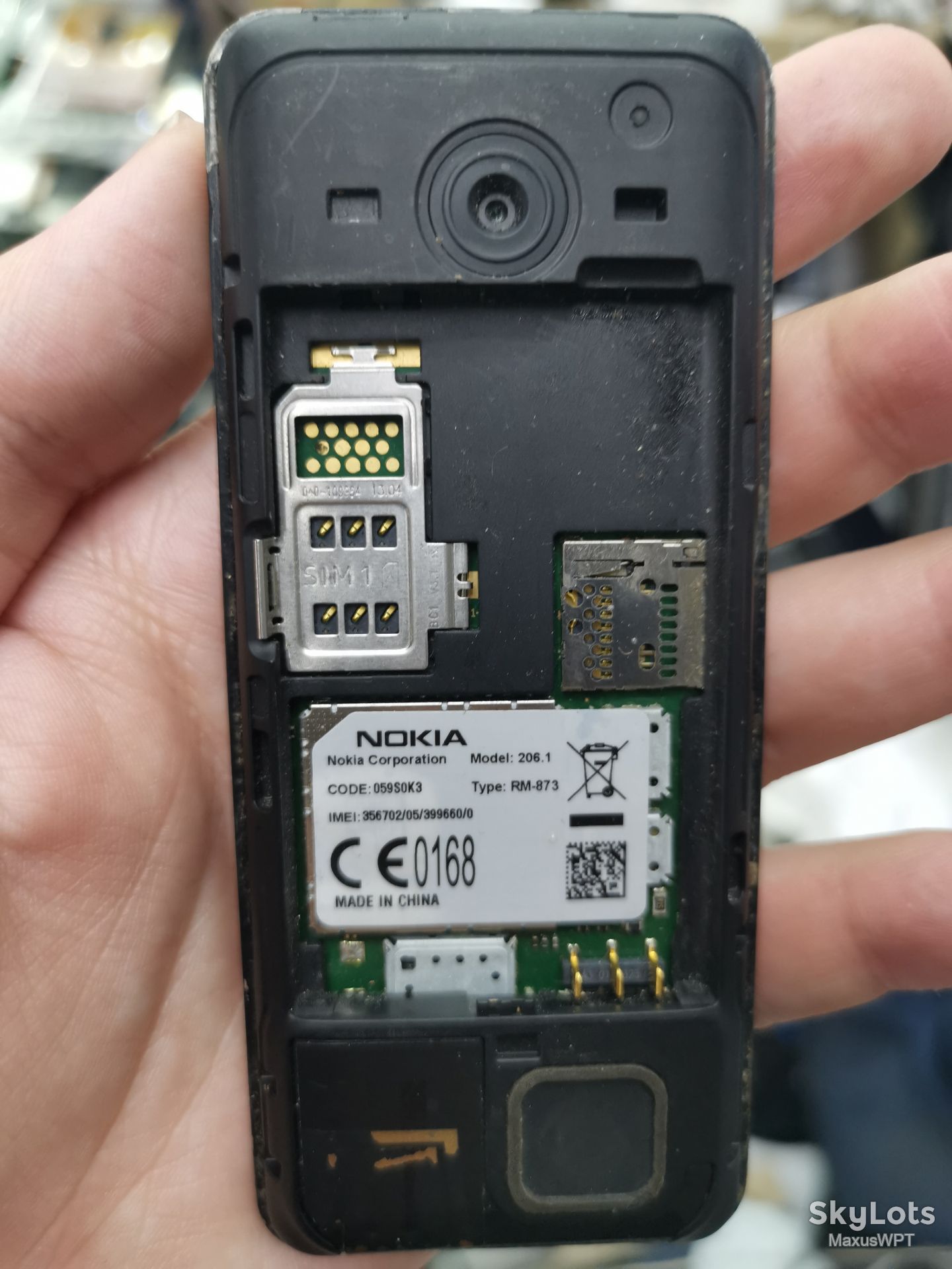 #730 Sklad Nokia 206.1 206  1 black lcdx - фото фото фото 1
