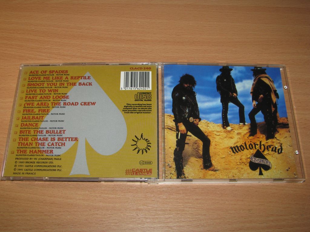 MOTORHEAD - Ace Of Spades    (1991 Castle France) - фото фото фото 0