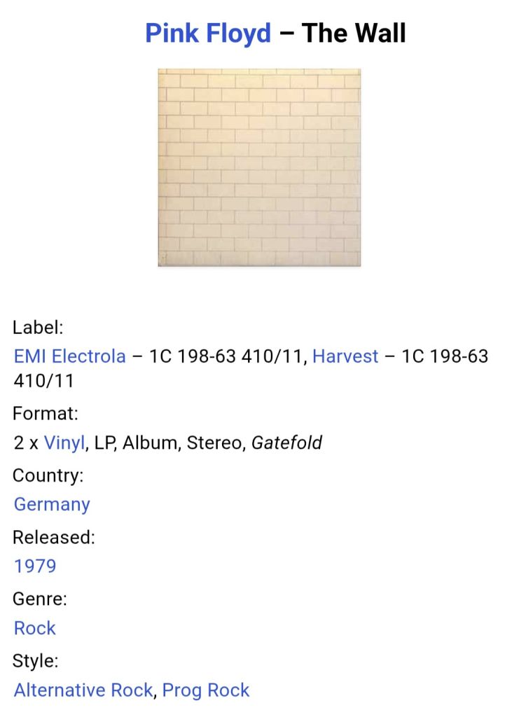 Pink Floyd - The Wall - 1979.  (2LP). 12. Vinyl. Пластинки. Germany. - фото фото фото 11