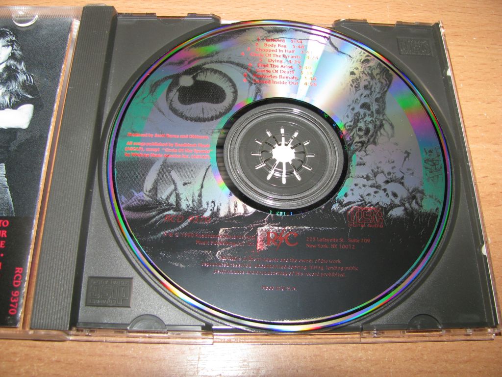 OBITUARY - Cause Of Death   (1990 Roadracer 1st press,USA) - фото фото фото 2