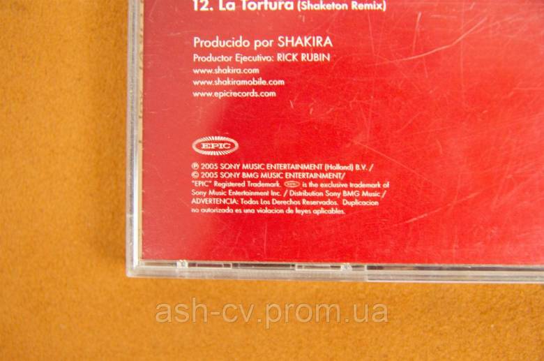 Музичний CD, Shakira Fijacin Oral - фото фото фото 6
