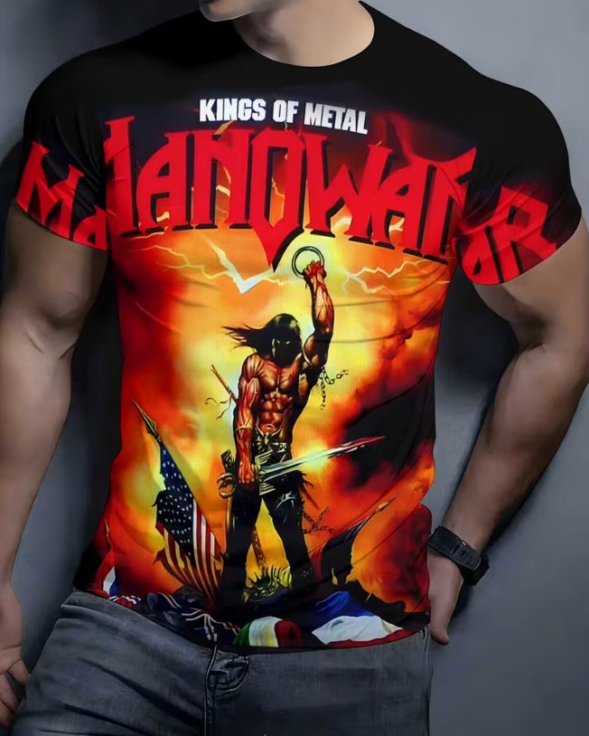 Футболка Manowar - Kings of Metal  (новая) - фото фото фото 0