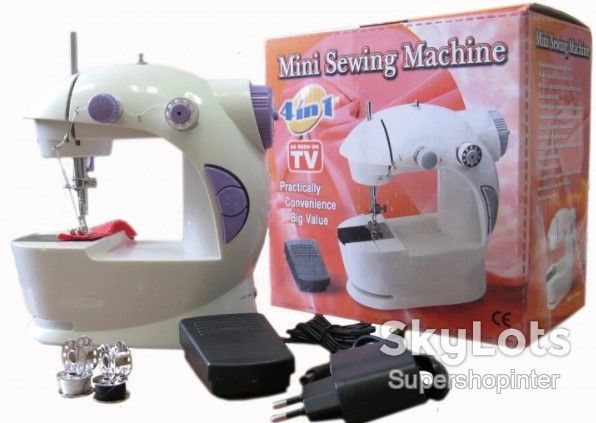 Швейная мини машинка 4 в 1 Mini Sewing Machine SM201 - фото фото фото 6