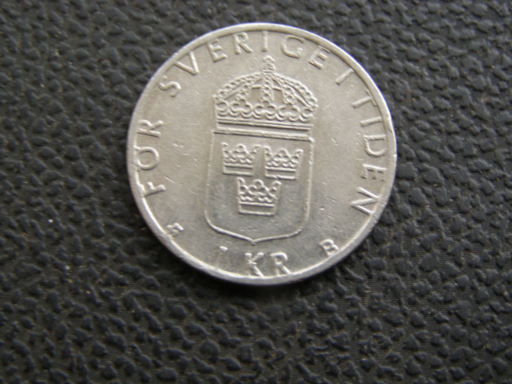 1 крона Швеция 2000 г - фото фото фото 1