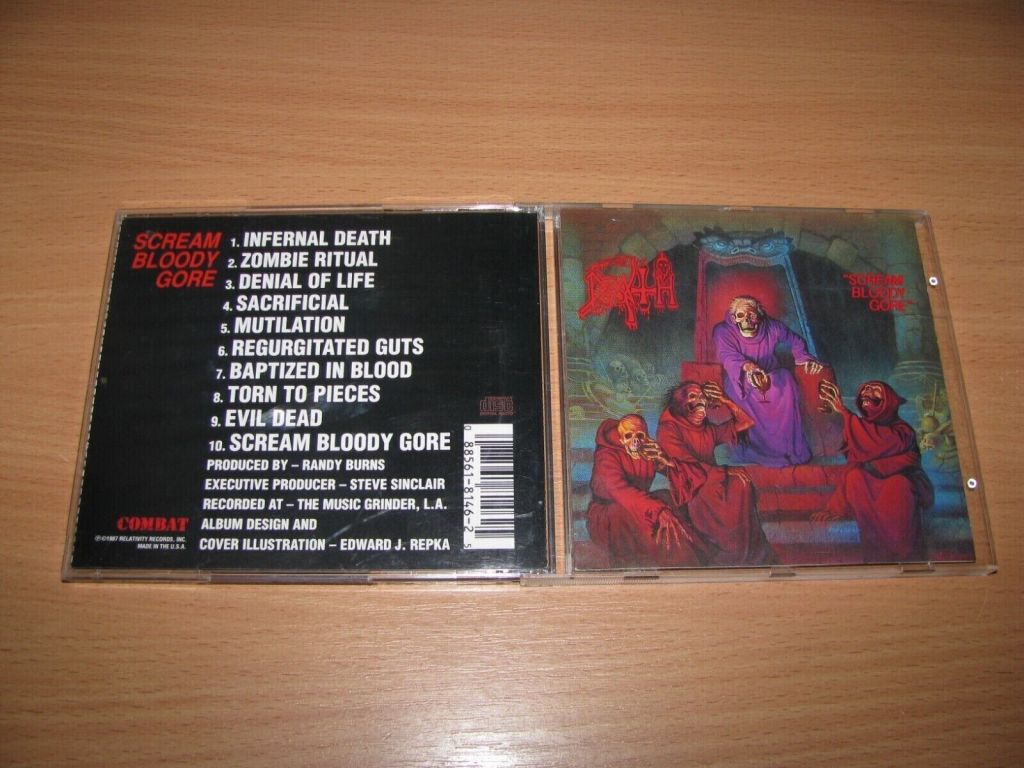 DEATH ‎– Scream Bloody Gore     (1988 Combat USA) - фото фото фото 0