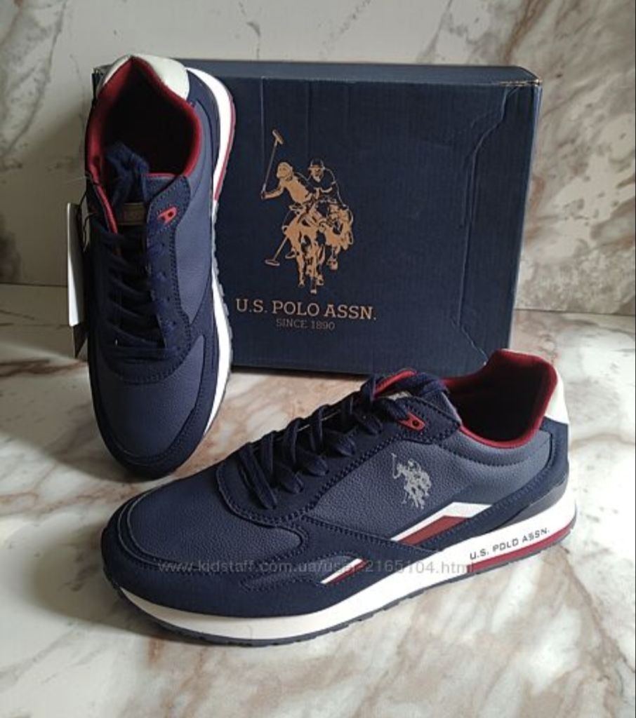 Кроссовки U.S Polo Assn. 43р синие - фото фото фото 5