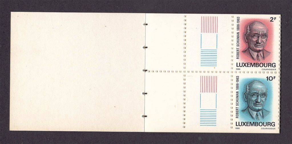 ZM  Люксембург  1986 г MNH  - буклет  - 4 скана - фото фото фото 1