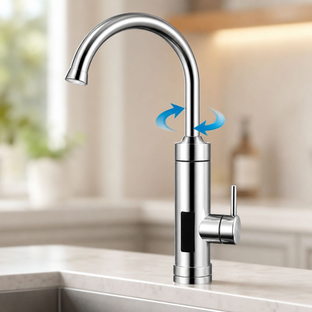 Водонагрівач Delimano WATER HEATER RX-016 з LCD-екраном / Водонагрівач підключення знизу - фото фото фото 2