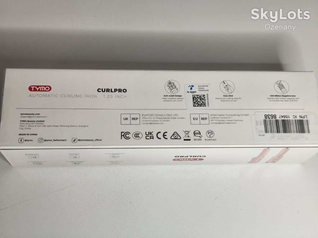AMAZON! Автоматична плойка TYMO CurlPro 1.25″ / 32 мм — іонізація, пляжні локони - фото фото фото 1