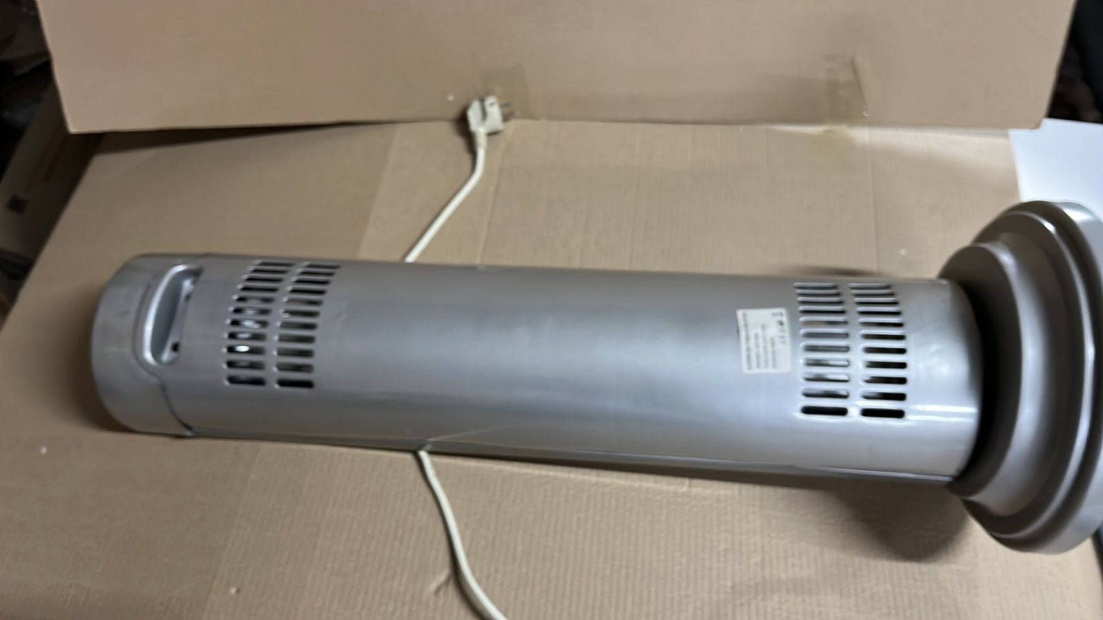 51031 Инфракрасный карбоновый обогреватель "Crown UFO" 900W. Электрообогреватель галогенный Carbon Fiber Heater Б/У - фото фото фото 2