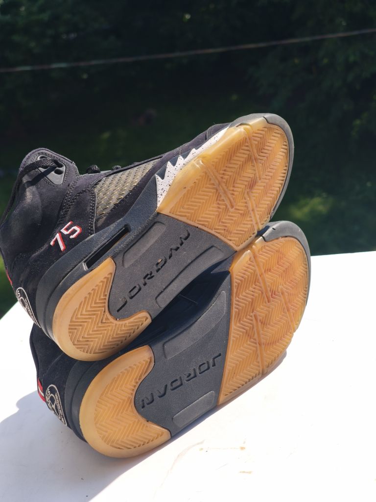 * Paris Saint-Germain x Air Jordan 5 Retro Black * Кросівки кроссовки - фото фото фото 10