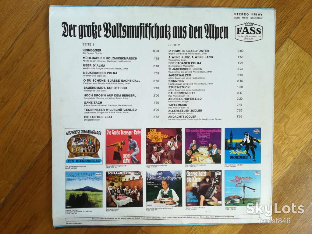 Der grosse Volksmusikschatz aus den Alpen-Ex.-Германия - фото фото фото 1