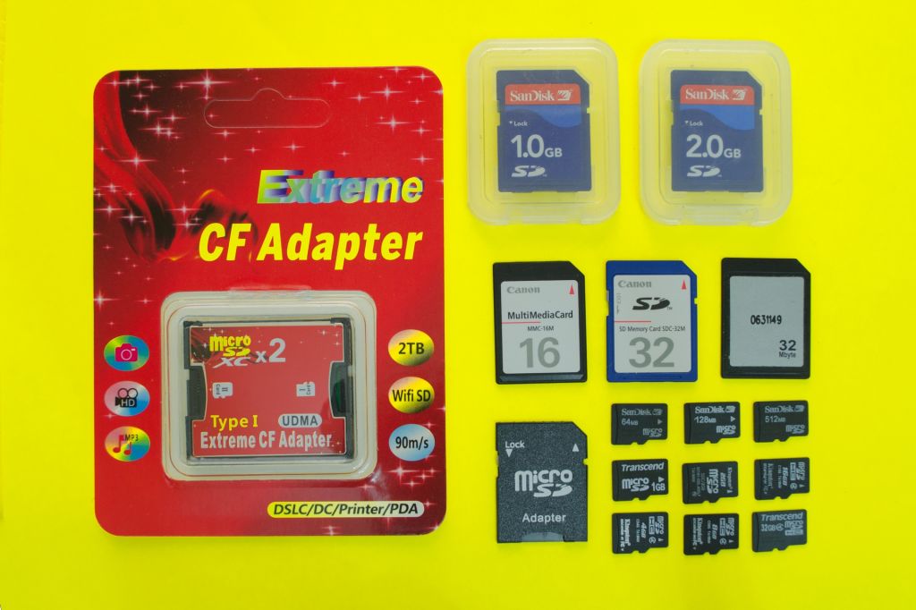 Адаптер переходник SD microSD на карты памяти CompactFlash CF Сanon Nikon - фото фото фото 4