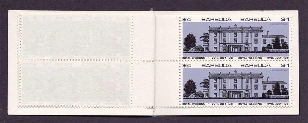 Барбуда 1981 г MNH  буклет - ROYAL WEDDING - архитектура - фото фото фото 3