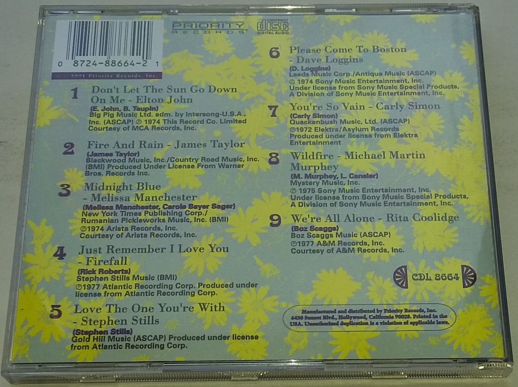 VARIOUS 70's Greatest Rock Hits Volume 3 High Times  CD US - фото фото фото 2
