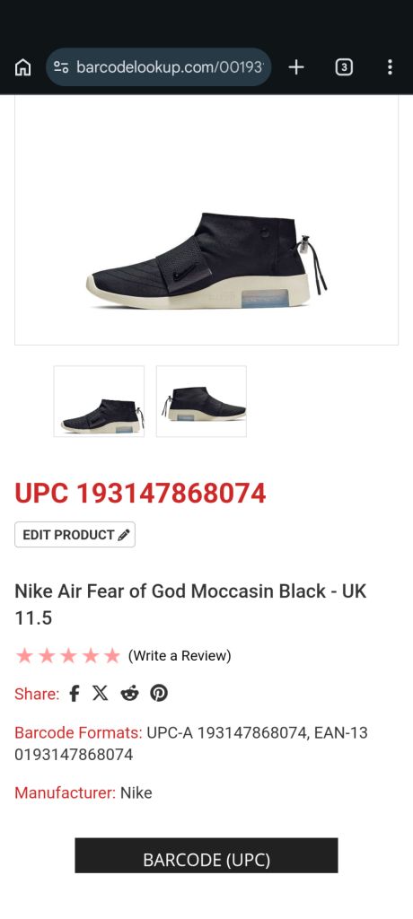Кросівки Nike Air Fear of Good Moccasin - фото фото фото 0