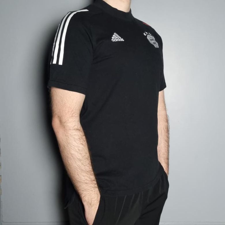 Футболка чоловіча adidas fc bayern munchen,  l чорна - фото фото фото 3