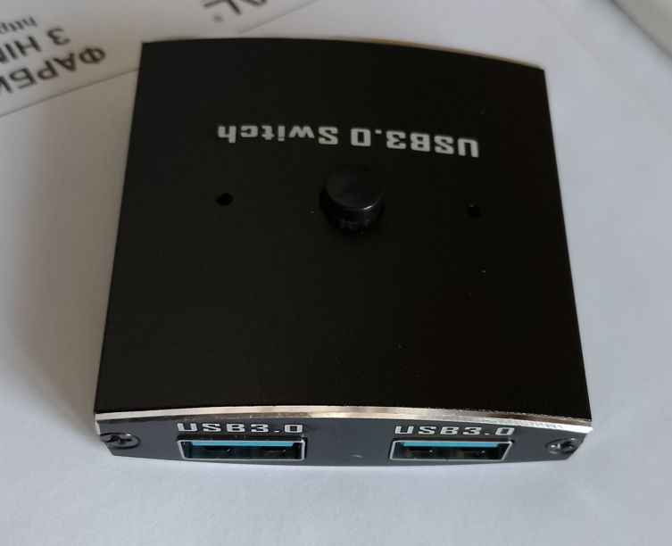 KVM переключатель USB 3.0 GSMIN AN-22 switch 2x1 - фото фото фото 2