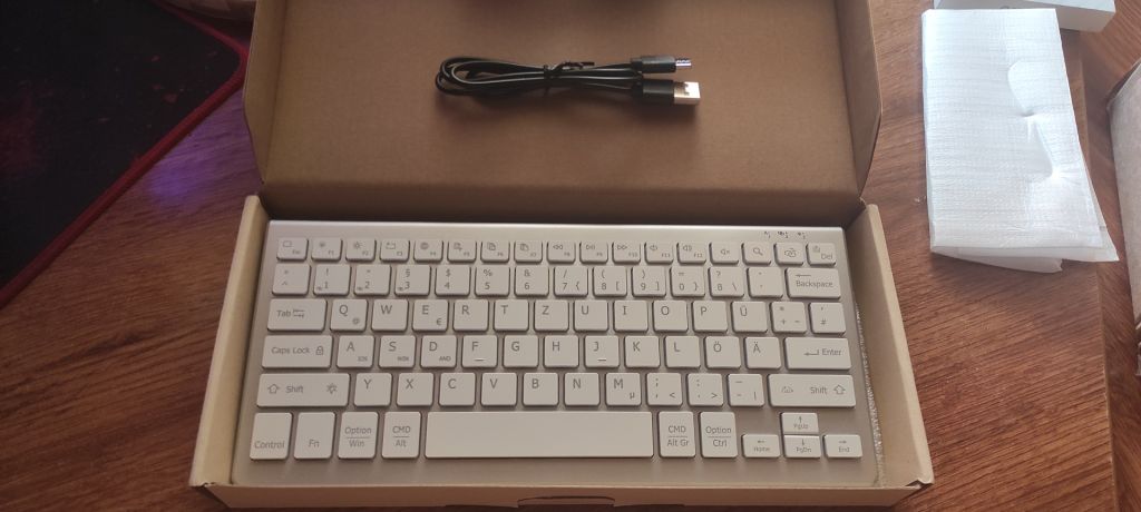 Бездротова клавіатура CACOE з підсвічуванням. Windows, macOS, Android, iPadOS и iOS - фото фото фото 1
