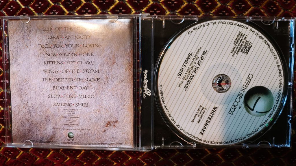 CD аудио Whitesnake Slip Of The Tongue - фото фото фото 2
