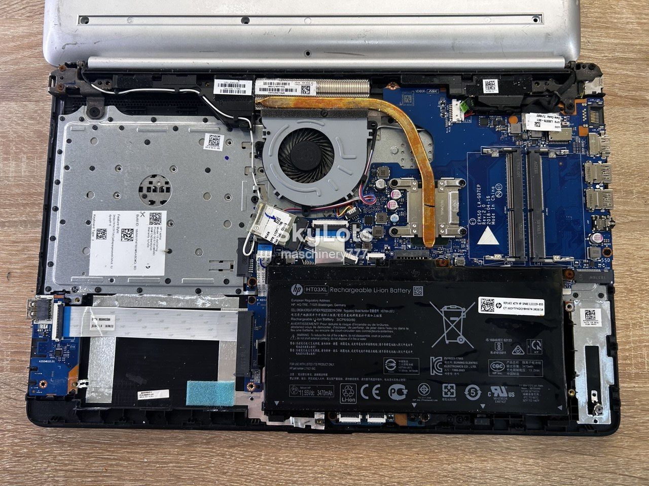 ноутбук запчастини hp 15-da0347ng intel core i5 8gen №а974 - фото фото фото 9