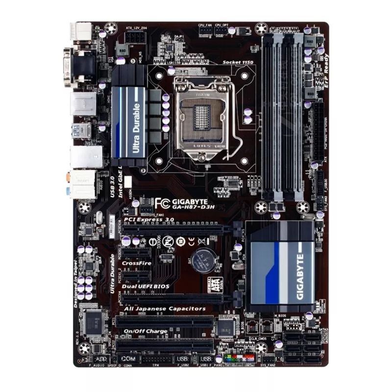 Gigabyte GA-H87-D3H   (s1150, Intel H87, PCI-E 3.0x16) - фото фото фото 0